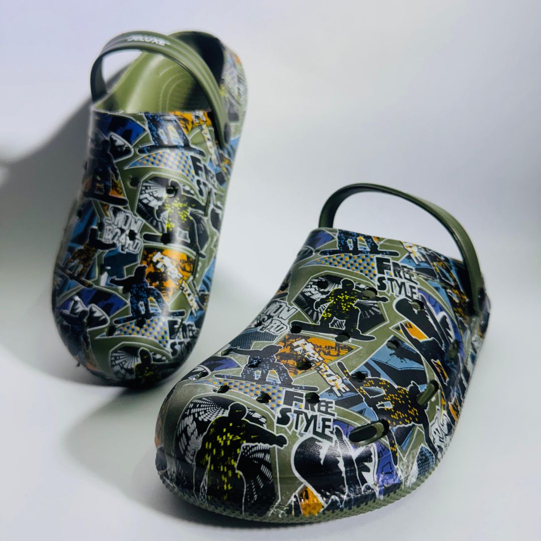 Premium  Deluxe Funky Crocs
