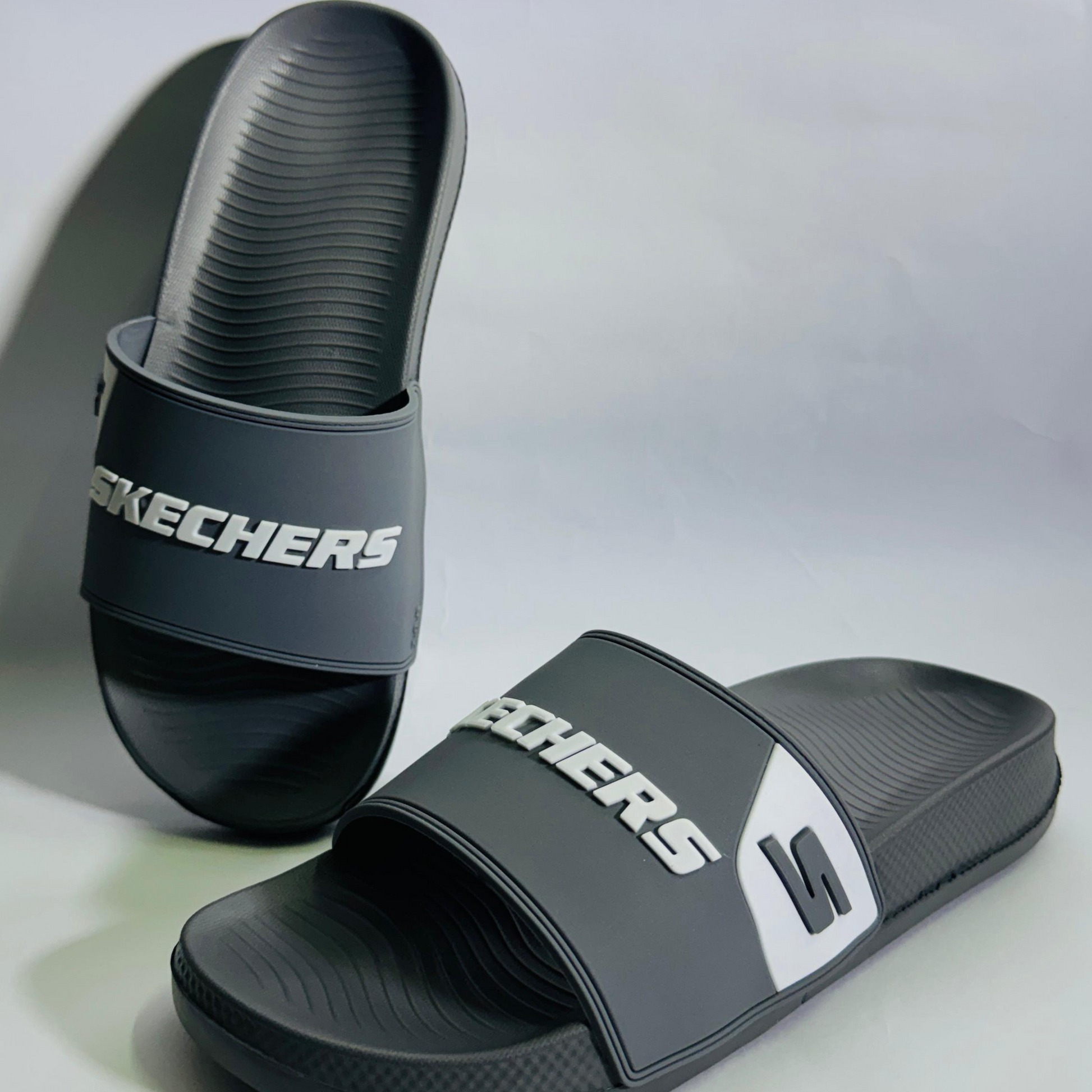 Skecher Grey Sole Slider